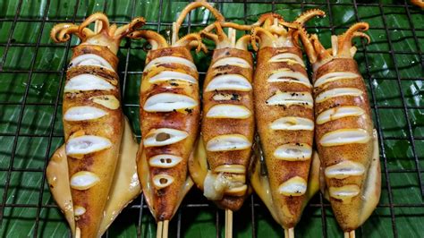 Quick And Easy Way To Grill Squid Recipe Grilled Squid Easy Fish