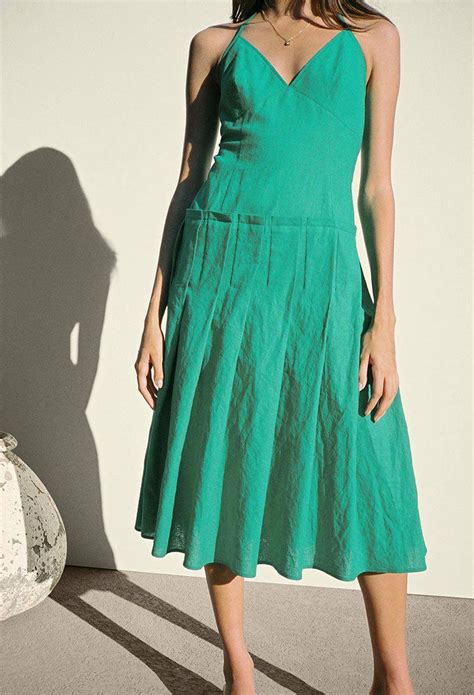 Long Dresses Lelia Dress Emerald Ciao Lucia Womens Janinekerry