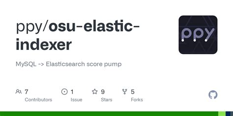Github Ppyosu Elastic Indexer Mysql Elasticsearch Score Pump