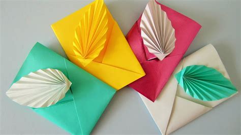 Und mit der origami technik könnt ihr den briefumschlag einfach selber falten. Deko Karte/Origami/DIY - YouTube