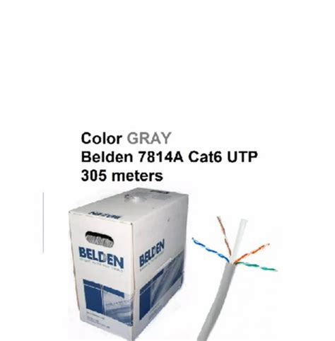 Belden 7814a Cat 6 Cable Uutp Pvc 4 Pair Awg 24 Indoor At Rs 8500