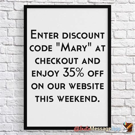 enter discount code mary at checkout and enjoy 35 off o… flickr