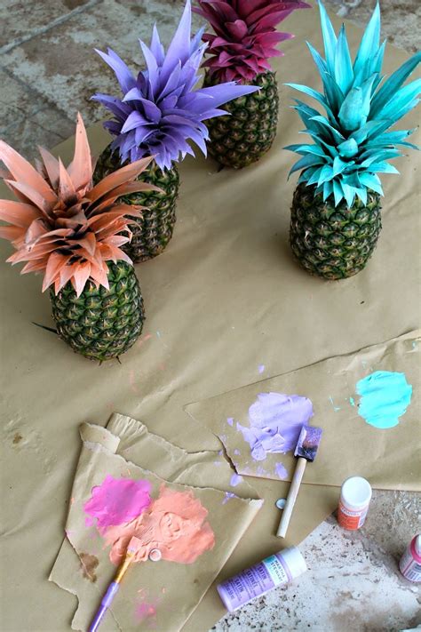 Pretty Painted Pineapples — Everyday Pursuits