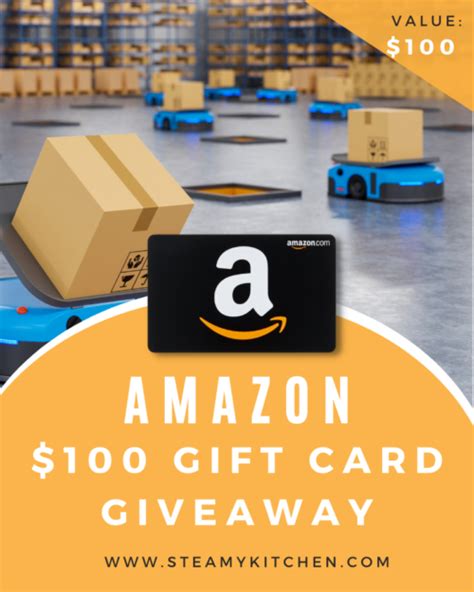 Amazon Gift Card Giveaway Steamy Kitchen Recipes Giveaways