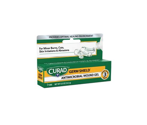 Buy Curad Germ Shield Antimicrobial Silver Wound Gel 05 Ounces 1 Tube