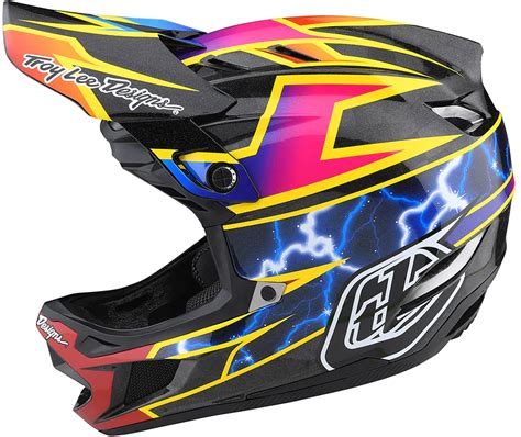 Troy Lee Designs D4 Carbon Helmet Wmips Lightning Guthrie Bicycle