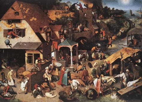 Albert Bierstadt Museum Netherlandish Proverbs Bruegel Pieter The Elder