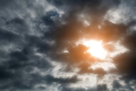 Sun Breaking Through Storm Clouds Stock Photos Pictures And Royalty Free