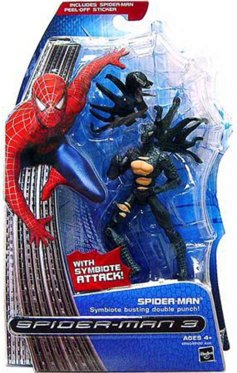 Spider Man 3 Spider Man 3 Spider Man Action Figure Symbiote Busting