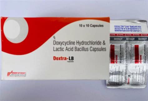 Doxtra Lb 100mg Doxycycline Hydrochloride And Lactic Acid Bacillus