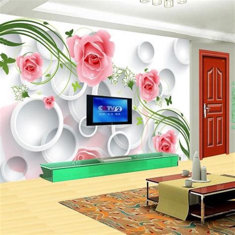 Beibehang Custom Wallpaper 3d Stereoscopic Bow Murals Tv Backdrop