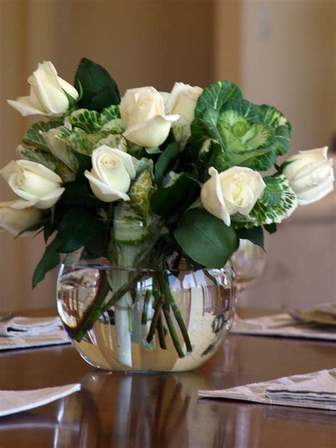 Set your dining table in style with one of our beautiful silk flower centerpieces. Winter Table Settings and Centerpieces | HGTV