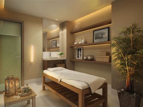 Nice And Relaxing Color Palette Spa Room In 2020 Massage Room Design Spa Treatment Room Spa