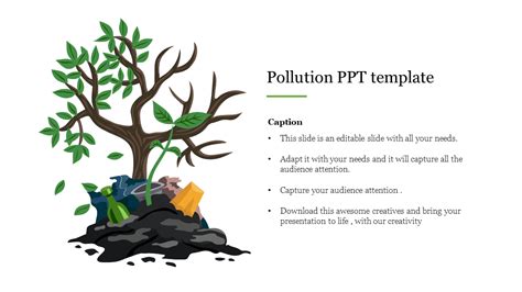Incredible Pollution Ppt Template Presentation Design