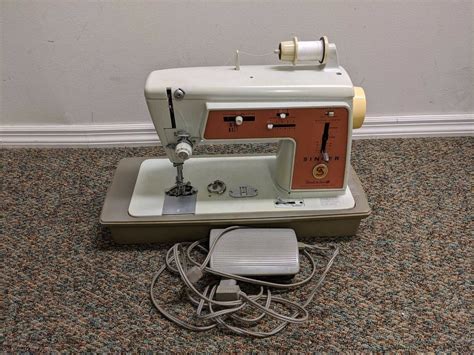 Vtg Singer Touch And Sew Sewing Machine Special Zig Zag Model