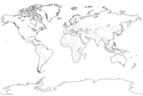 World Map Black And White Pdf Draw A Topographic Map