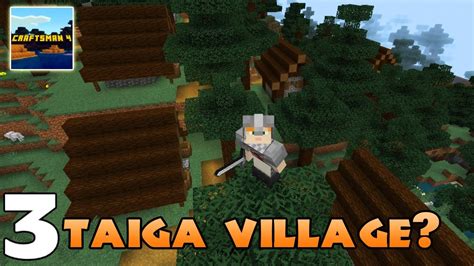 Craftsman 4 Survival Gameplay Part 3 I Found A Tiaga Village Youtube