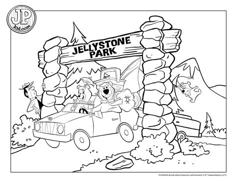 Yogi bear (1958) @ the cartoon databank. 10 Coloring Page Yogi Bear | Bear coloring pages, Coloring ...