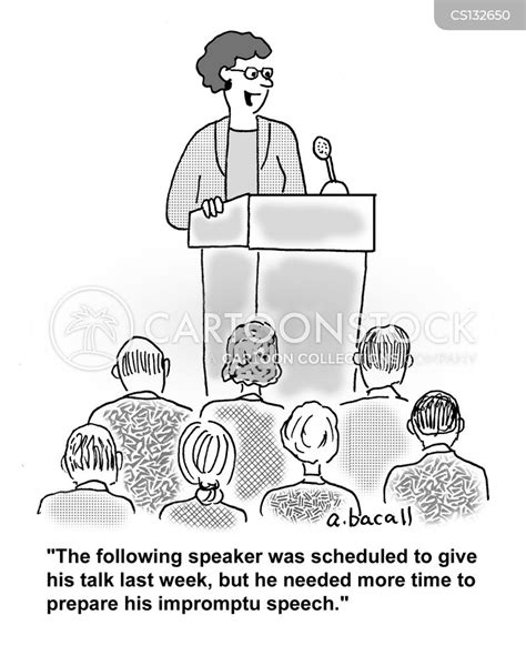 Impromptu Speech Cartoon