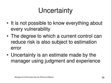 How risk is different from uncertainty? PPT - Risk Management - Security PowerPoint Presentation, free download - ID:4517432