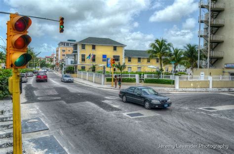 West Bay Street And Nassau Street In Nassau The Bahamas By Jeremy