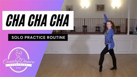 Basic Cha Cha Cha Solo Routine For Practice Youtube