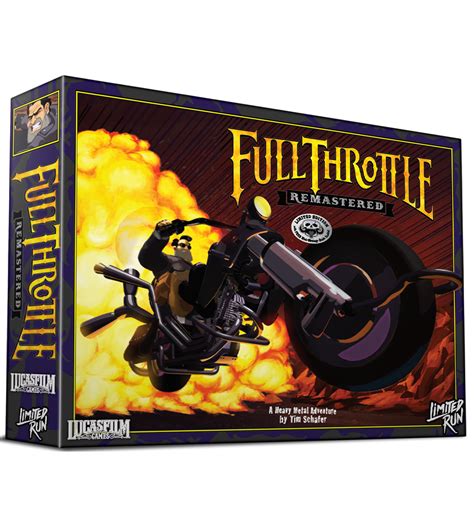 Full Throttle Remastered Collectors Edition Pc Limited Run Games