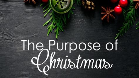 The Purpose Of Christmas Why Do We Celebrate It Youtube