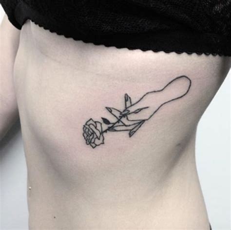 #roses #blackandgrey #tattoo #tattoos #ricestreet. rib tattoo on Tumblr
