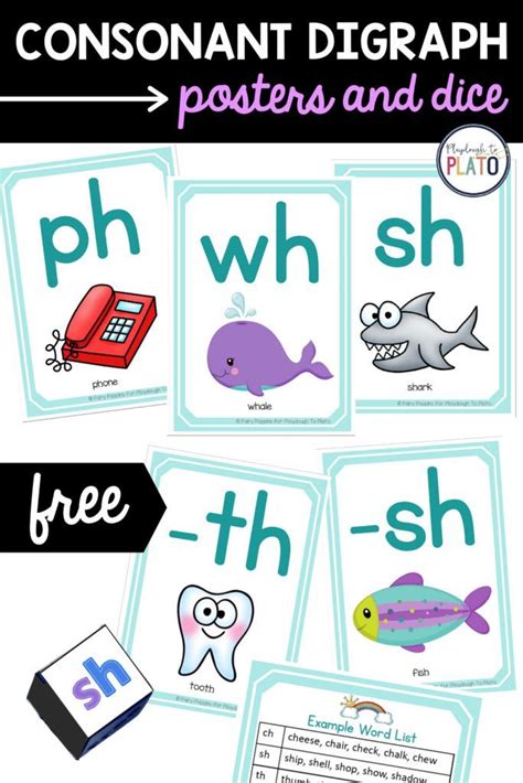 Consonant Digraph Posters And Dice Digraph Consonant Digraphs Images Porn Sex Picture
