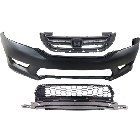 Replacement 2015 Honda Accord Sport Front Bumper Cover Kit Primed