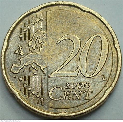 20 Euro Cent 2007 J Euro 2002 Present Germany Coin 29312