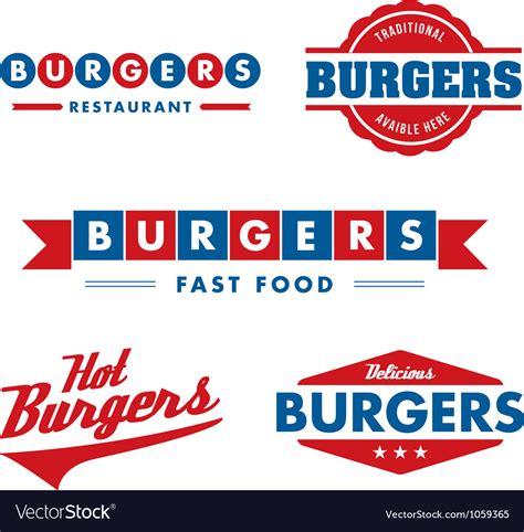 More vaccine clinics as fears grow over indian variant, but no vaccines for all aged over 18 in blackburn. Vintage fast food restaurant logo set Royalty Free Vector