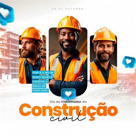 Dia Do Trabalhador Da Construção Civil 13293 Criativo Dahora