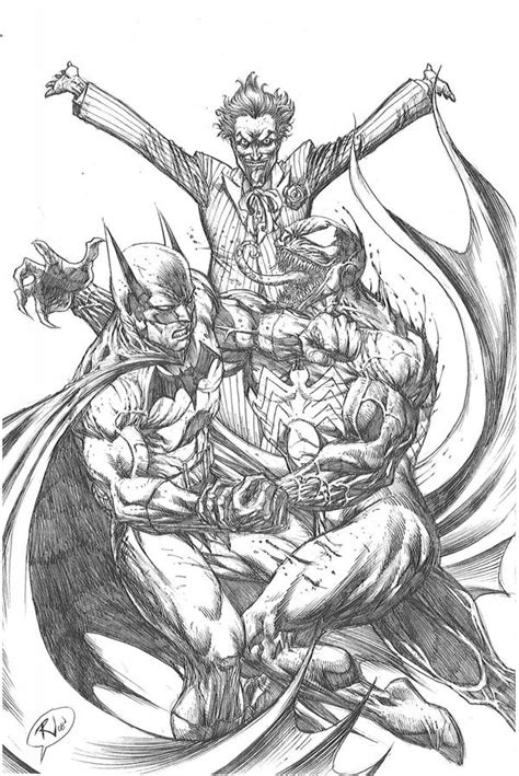 Batman Vs Venom And Joker By Rudyvasquez On Deviantart