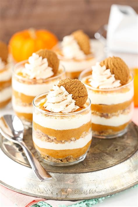 And yes, it really does take only 10 minutes to prepare the filling for this pie. No Bake Pumpkin Pie in a Jar - Life Love and Sugar