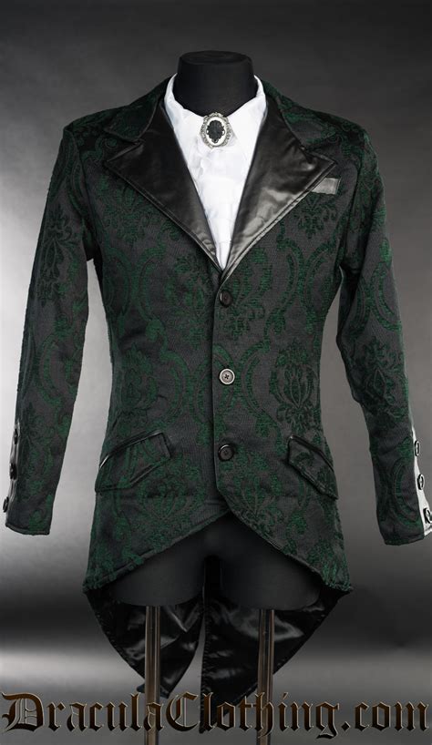 Green Brocade Tailcoat