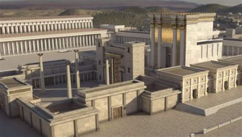 Incredible Reconstruction Of The Second Temple Of Jerusalem Beautiful