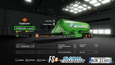 Trailer Feldbinder By Bob51160 Fs19 Mod Modshost