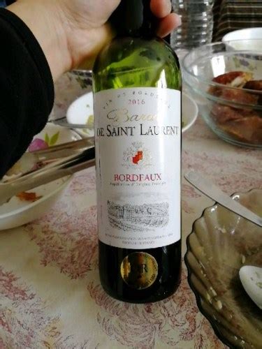 Vignobles Raymond Baron De Saint Laurent Bordeaux Vivino