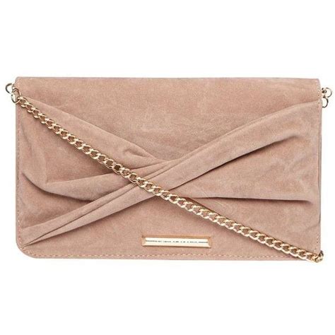 Dorothy Perkins Blush Twist Bow Clutch 130 Brl Liked On Polyvore