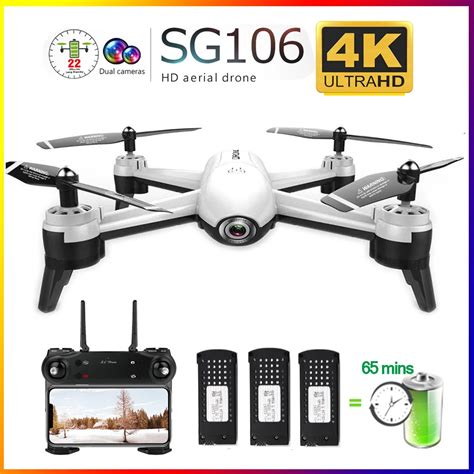 Sg106 Wifi Fpv Rc Drone 4k Camera Optical Flow 1080p Hd Dual Camera