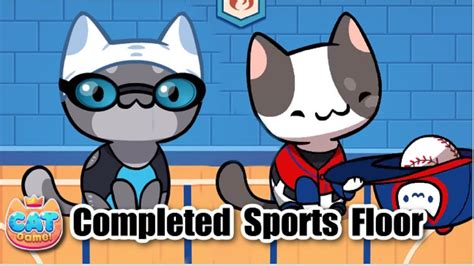 Completed Sports Floor Cat Game The Cat Collector Youtube