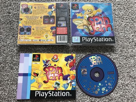 Spin Jam Sony Playstation 1 Ps1 Ps2 Ps3 Game With Manual Official Uk