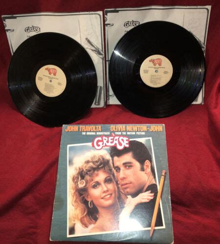 Grease John Travolta Olivia Newton John 1978 Original Soundtrack Album