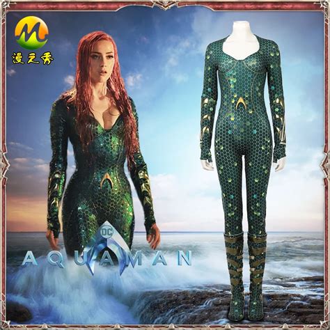 New Aquaman Mera Cosplay Costume Women Costume Halloween Aquaman