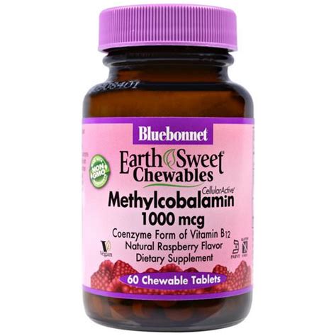 Bluebonnet Nutrition Earthsweet Chewables Methylcobalamin Natural