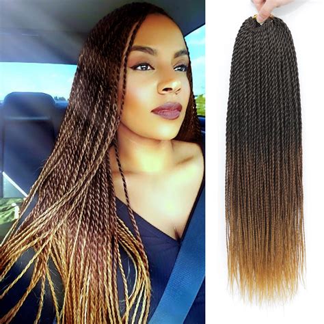 Buy Senegalese Twist Crochet Hair 8 Packs Ombre Crochet Hair For Black