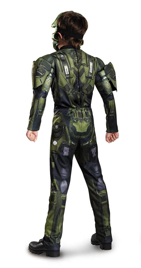 Halo Master Chief Classic Muscle Kids Boys Costume Ebay