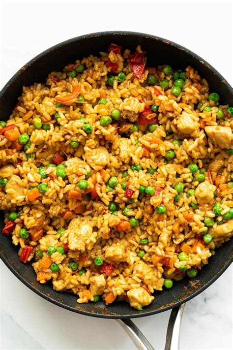 Chicken Fried Rice With Vegetables Recipe In 2021 Fried Rice